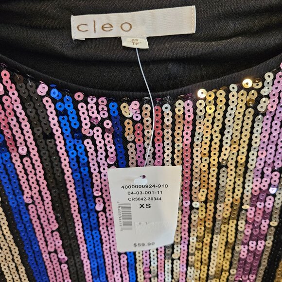 Cleo Rainbow Sequin Shirt - Picture 4 of 7
